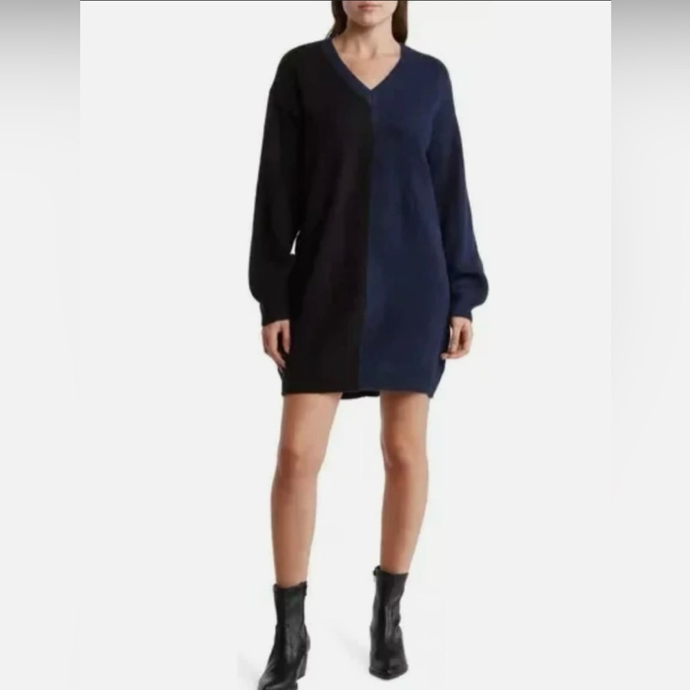 Steve Madden Color blocked Sweater Dress